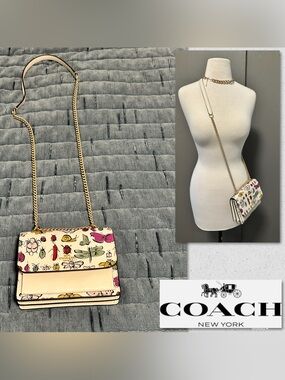 COACH Mini Klare Crossbody with Bugs & Butterflies